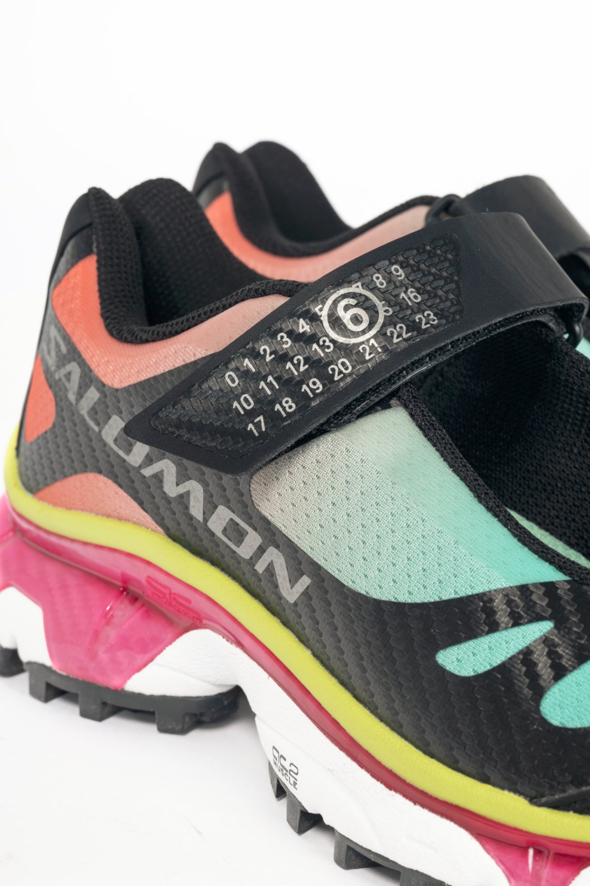 MM6 x Salomon XT-Mary J Ginger & Green Logo Sneakers