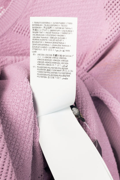 Versace Lilac Wavy-Textured Knit Bodycon Dress