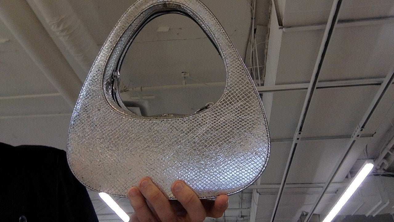 Coperni Silver Rounded Shoulder Bag