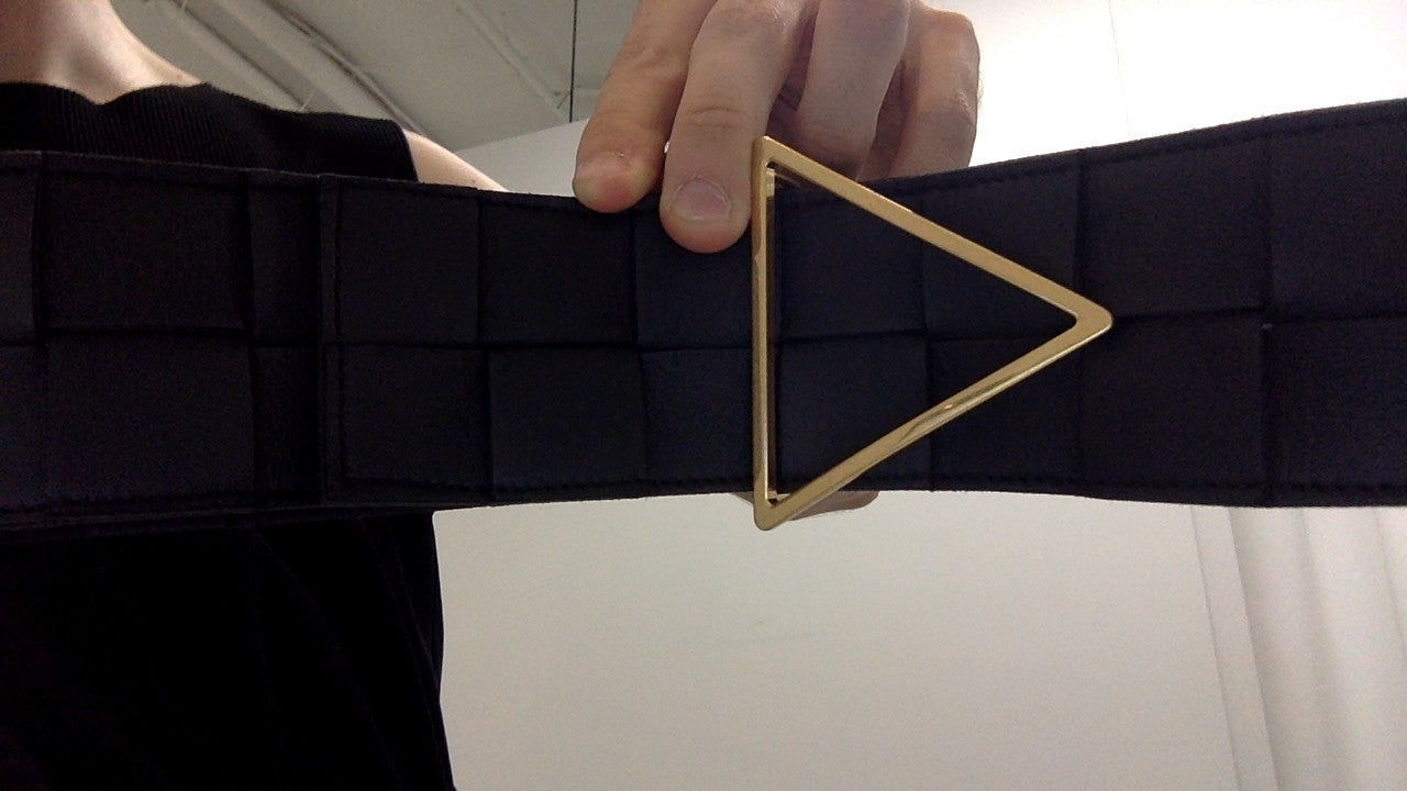 Bottega Veneta Woven Triangle Belt
