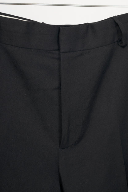 Alexander McQueen Black Slim-Cut Tailored Tuxedo Trousers