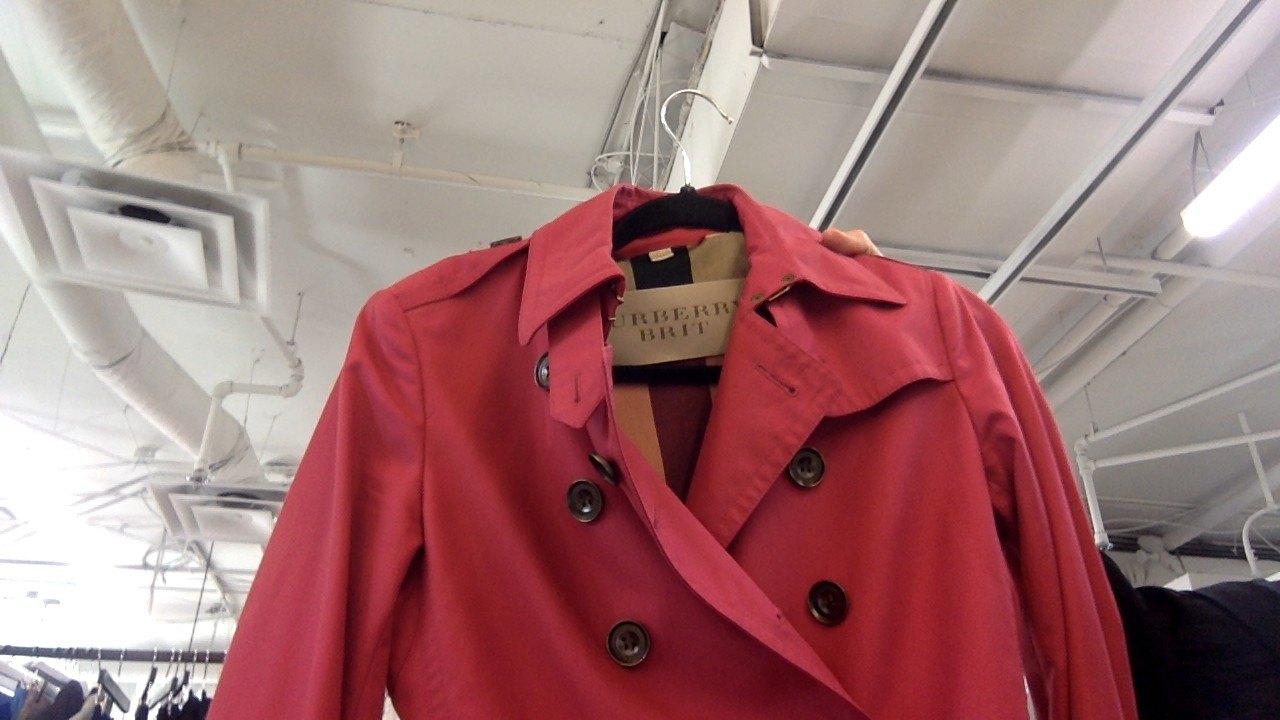 Burberry Brit Reddish Pink Trench
