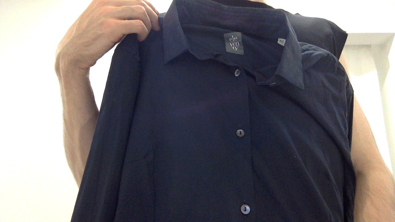Eleventy Navy Cotton shirt