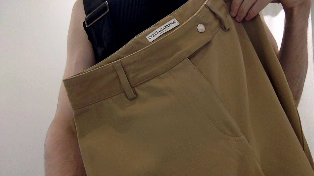 Dolce & Gabbana Khaki flare leg pant