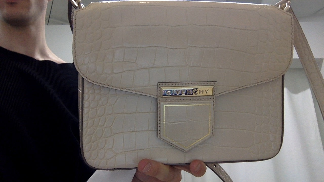 Givenchy Nude croc emboss crossbody