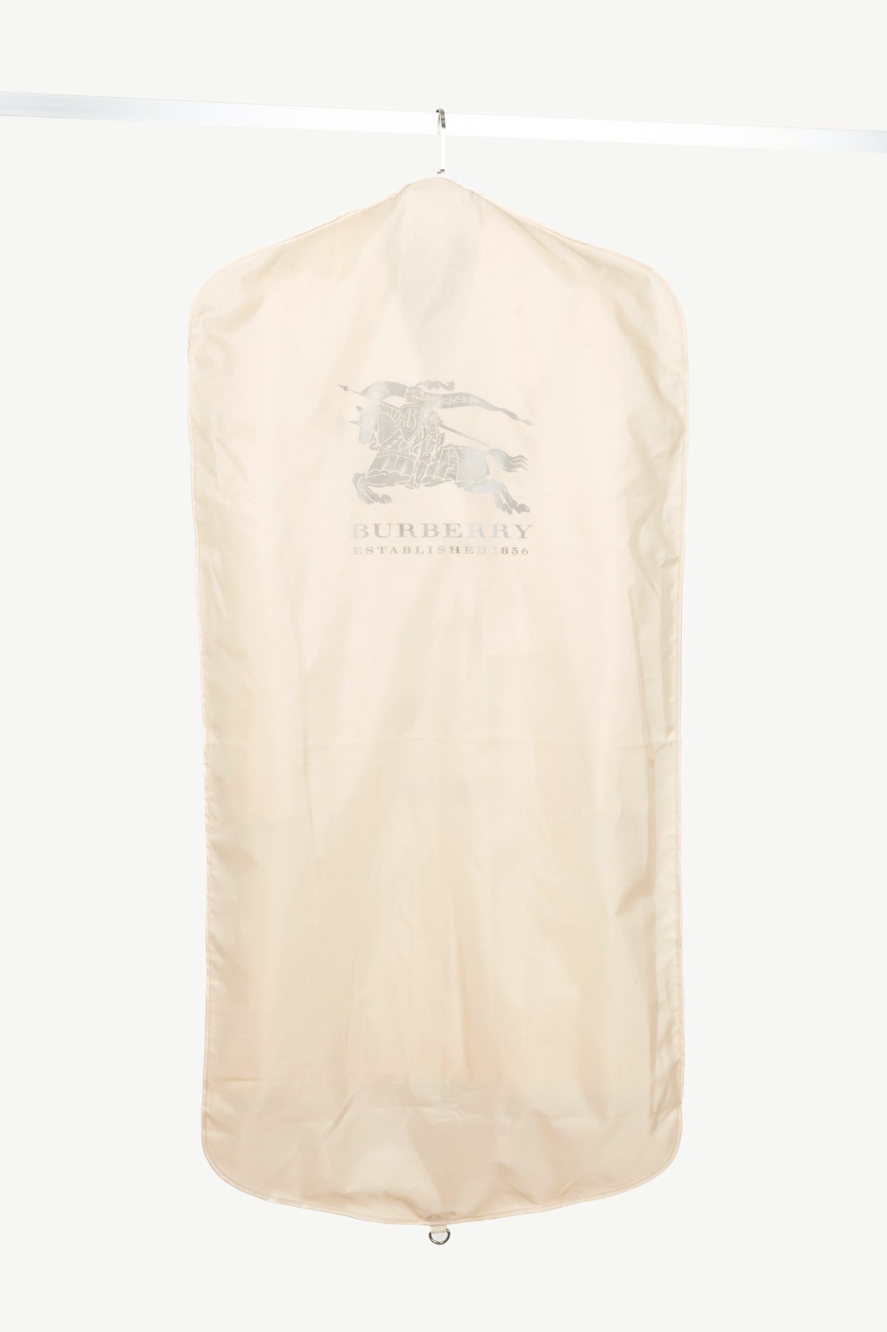 Burberry Winter White Wool- & Cashmere-Blend Oversize Collar Military Coat