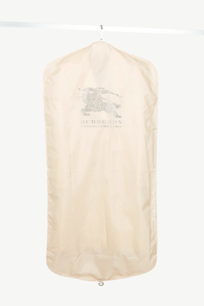 Burberry Winter White Wool- & Cashmere-Blend Oversize Collar Military Coat