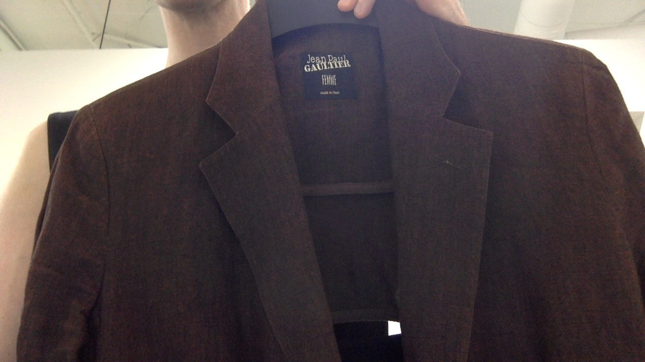 Jean Paul Gaultier Corset Linen Jacket