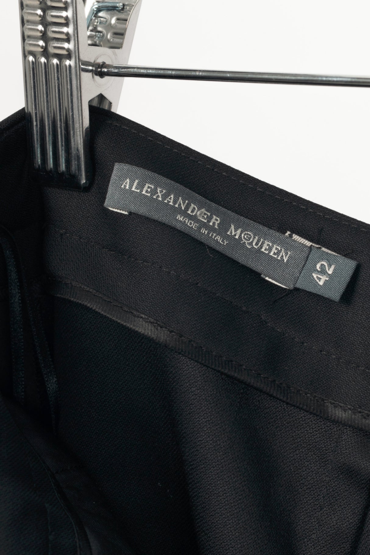 Alexander McQueen R11 Black Wool Bootcut Trousers