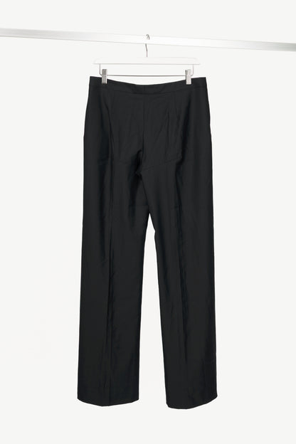Alexander McQueen R11 Black Wool Bootcut Trousers