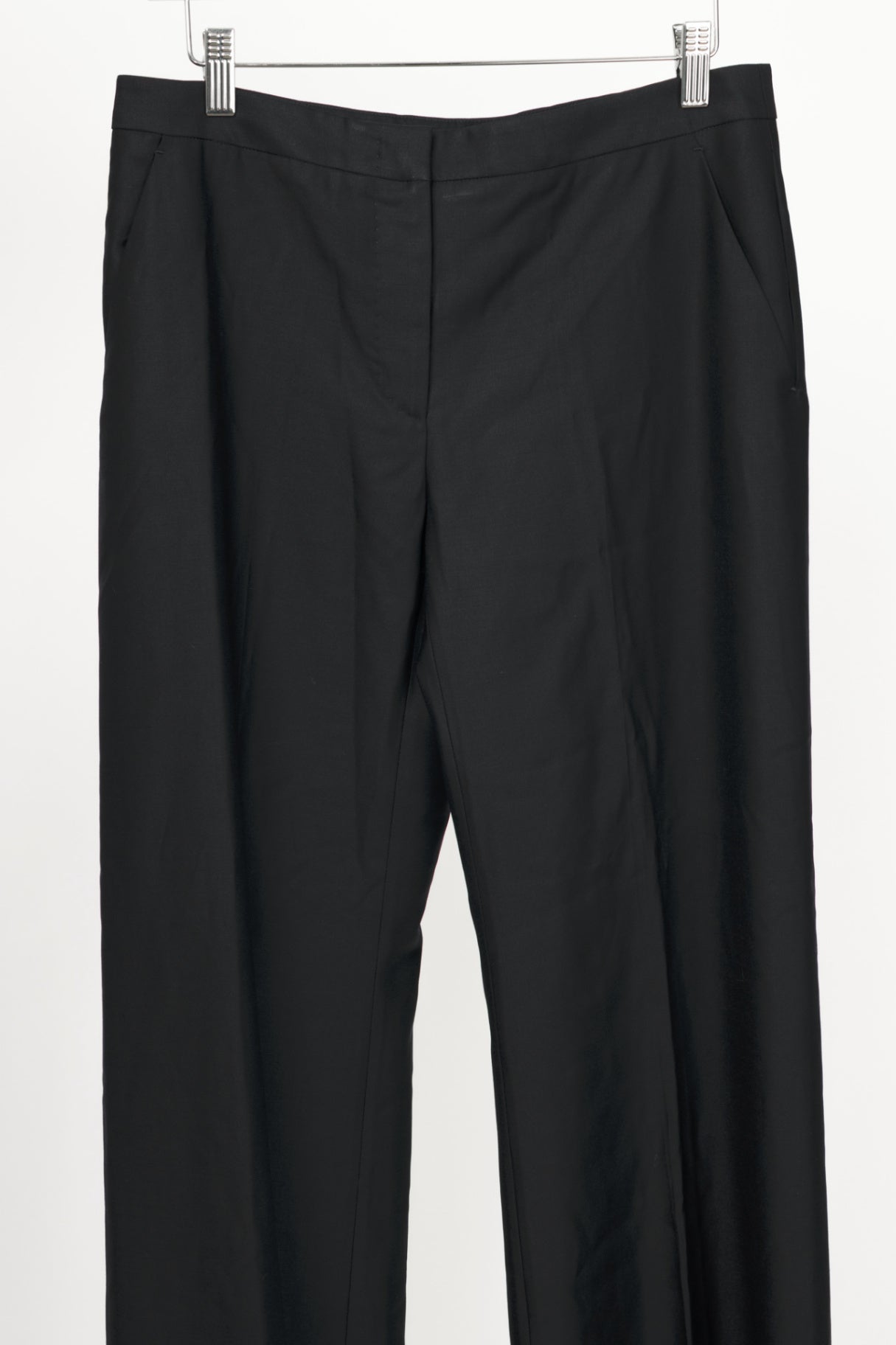 Alexander McQueen R11 Black Wool Bootcut Trousers