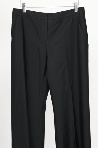 Alexander McQueen R11 Black Wool Bootcut Trousers