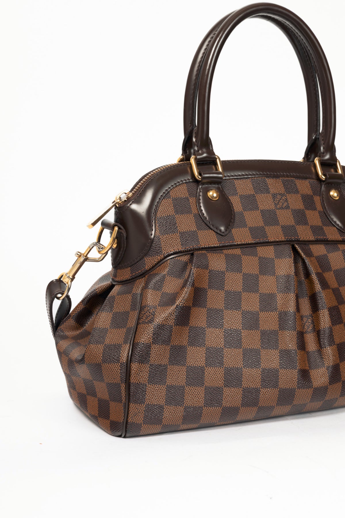 Louis Vuitton Trevi PM Damier Ebene Canvas Handbag