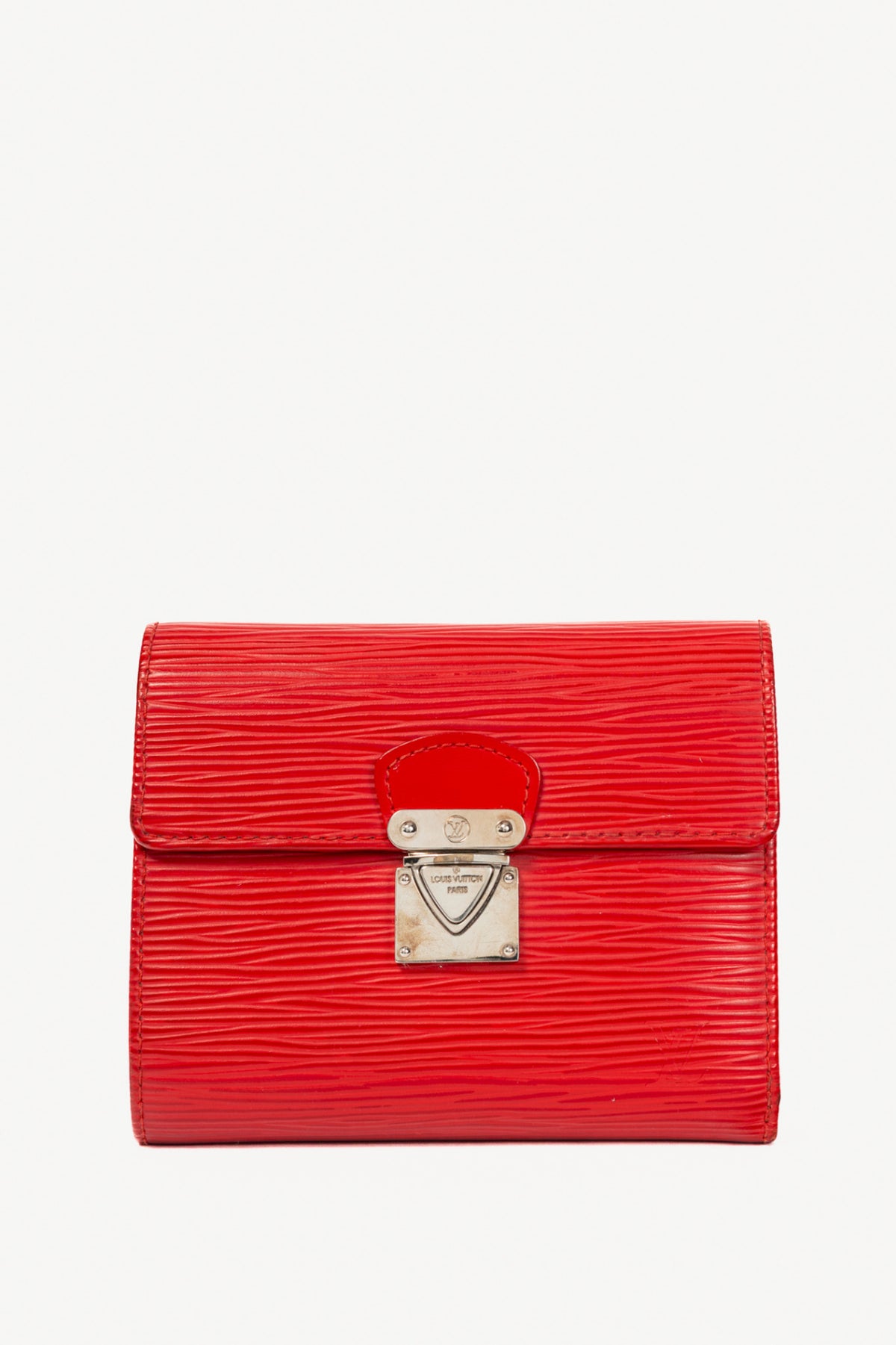 Louis Vuitton Koala Rouge Epi Leather Compact Wallet