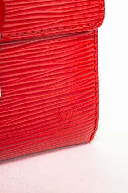 Louis Vuitton Koala Rouge Epi Leather Compact Wallet