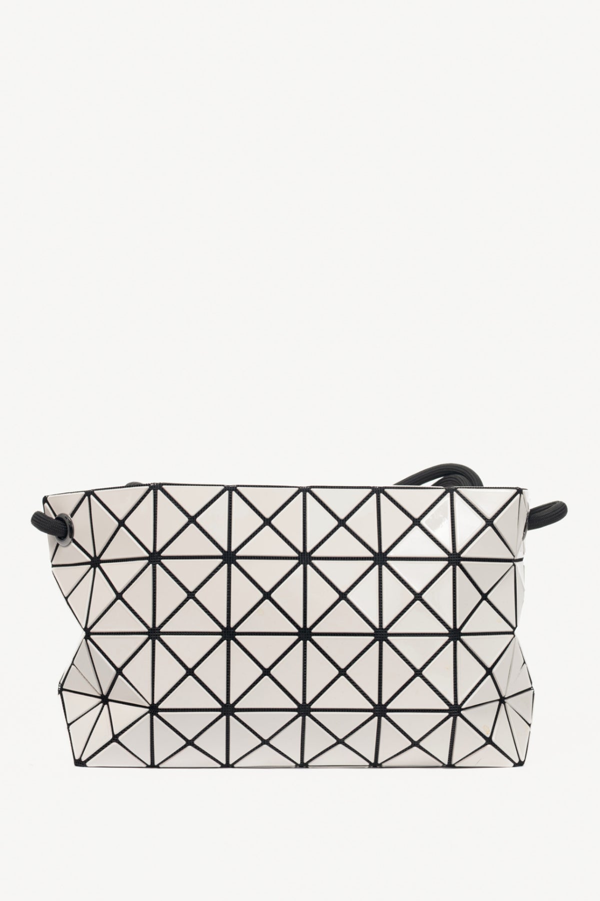 Bao Bao Issey Miyake Loop Light-Grey Geometric PVC Crossbody