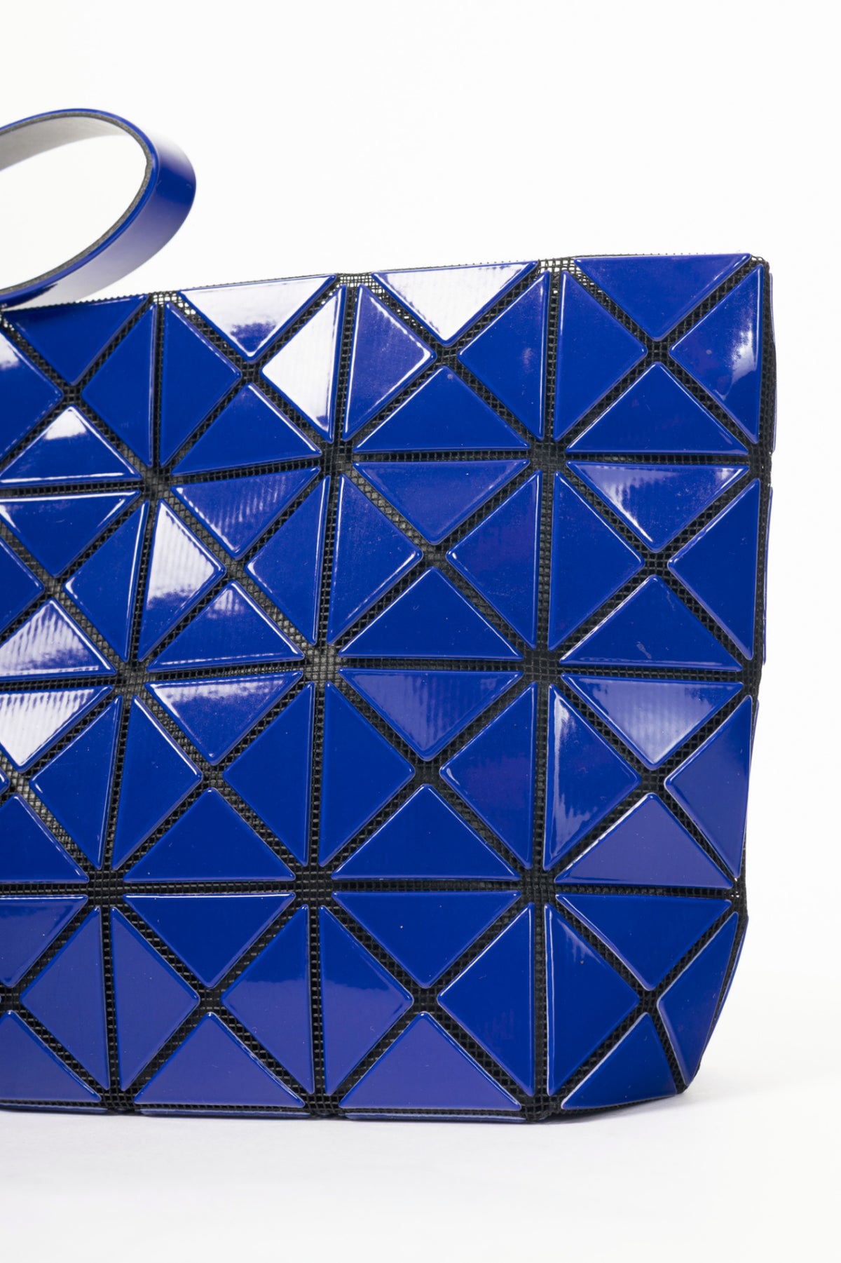 Bao Bao Issey Miyake Prism Mini Blue Geometric PVC Clutch