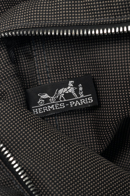Hermes Herline PM Graphite Canvas H-Tape Tote