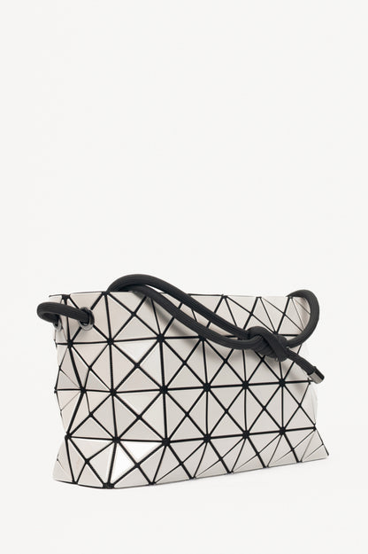 Bao Bao Issey Miyake Loop Light-Grey Geometric PVC Crossbody