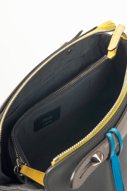Fendi By the Way Small Anthracite Leather Crossbody
