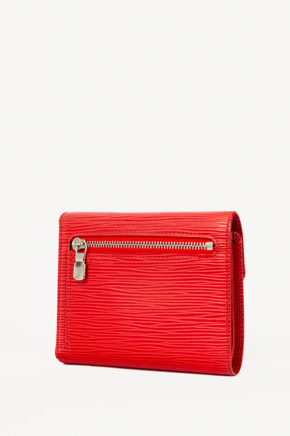 Louis Vuitton Koala Rouge Epi Leather Compact Wallet
