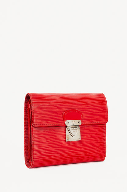 Louis Vuitton Koala Rouge Epi Leather Compact Wallet