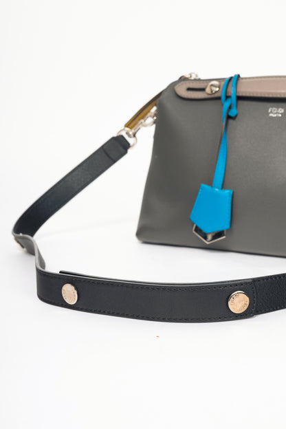 Fendi By the Way Small Anthracite Leather Crossbody