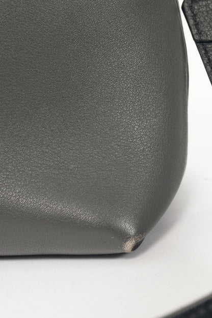 Fendi By the Way Small Anthracite Leather Crossbody