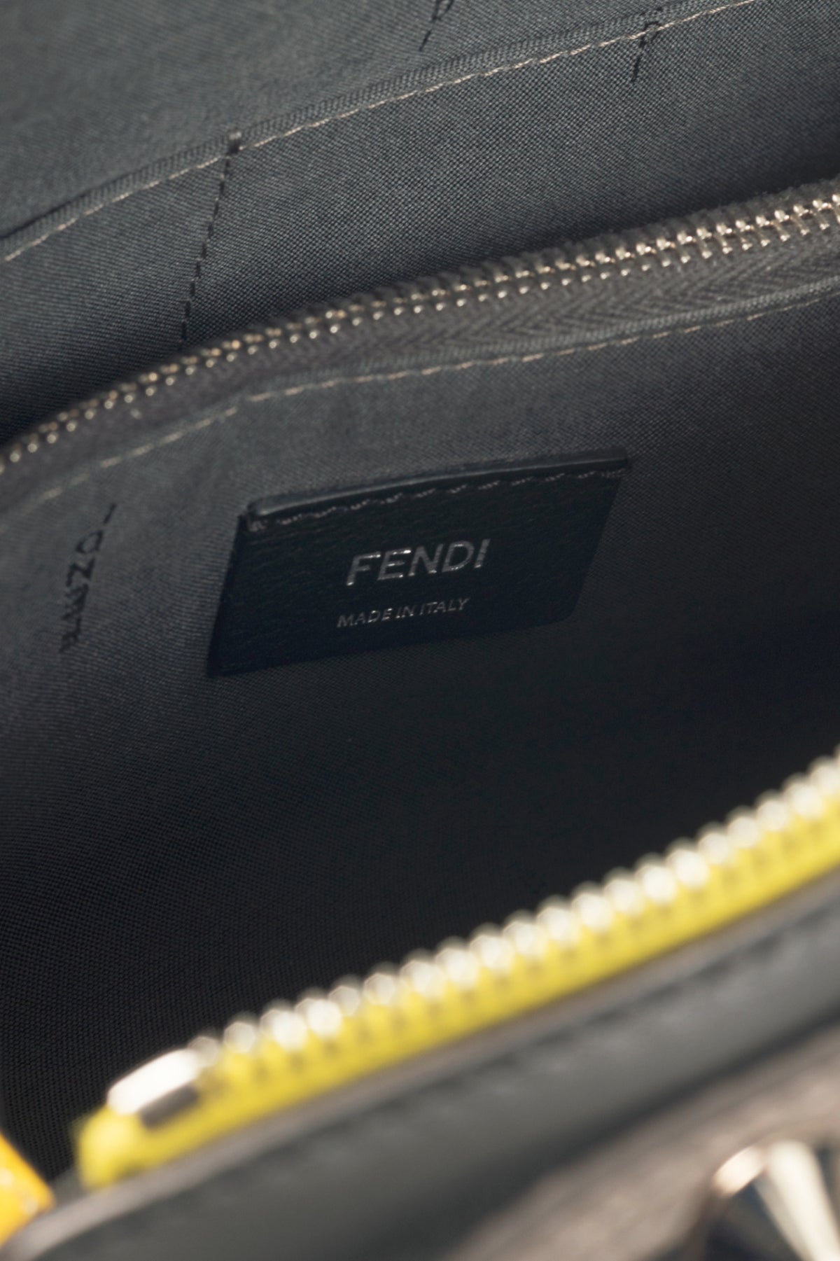 Fendi By the Way Small Anthracite Leather Crossbody