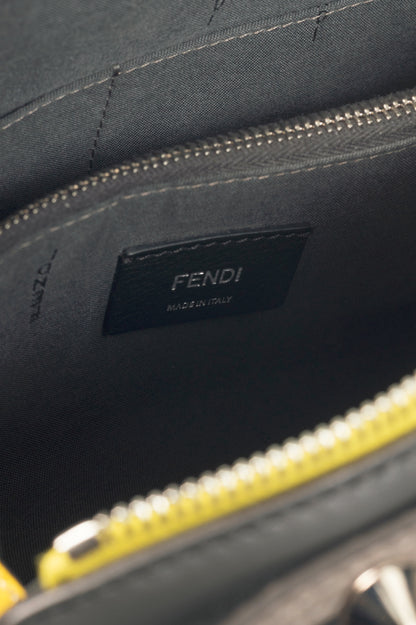 Fendi By the Way Small Anthracite Leather Crossbody