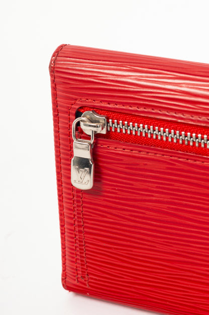 Louis Vuitton Koala Rouge Epi Leather Compact Wallet