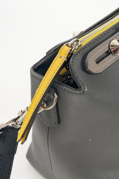 Fendi By the Way Small Anthracite Leather Crossbody