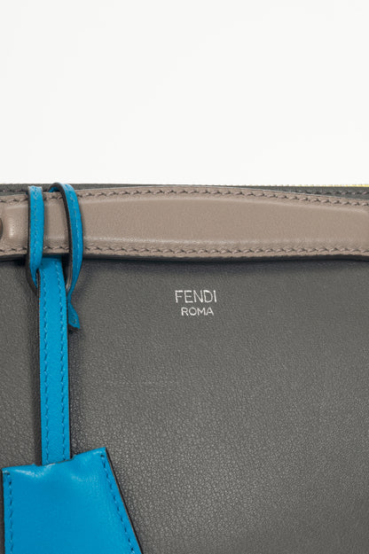 Fendi By the Way Small Anthracite Leather Crossbody