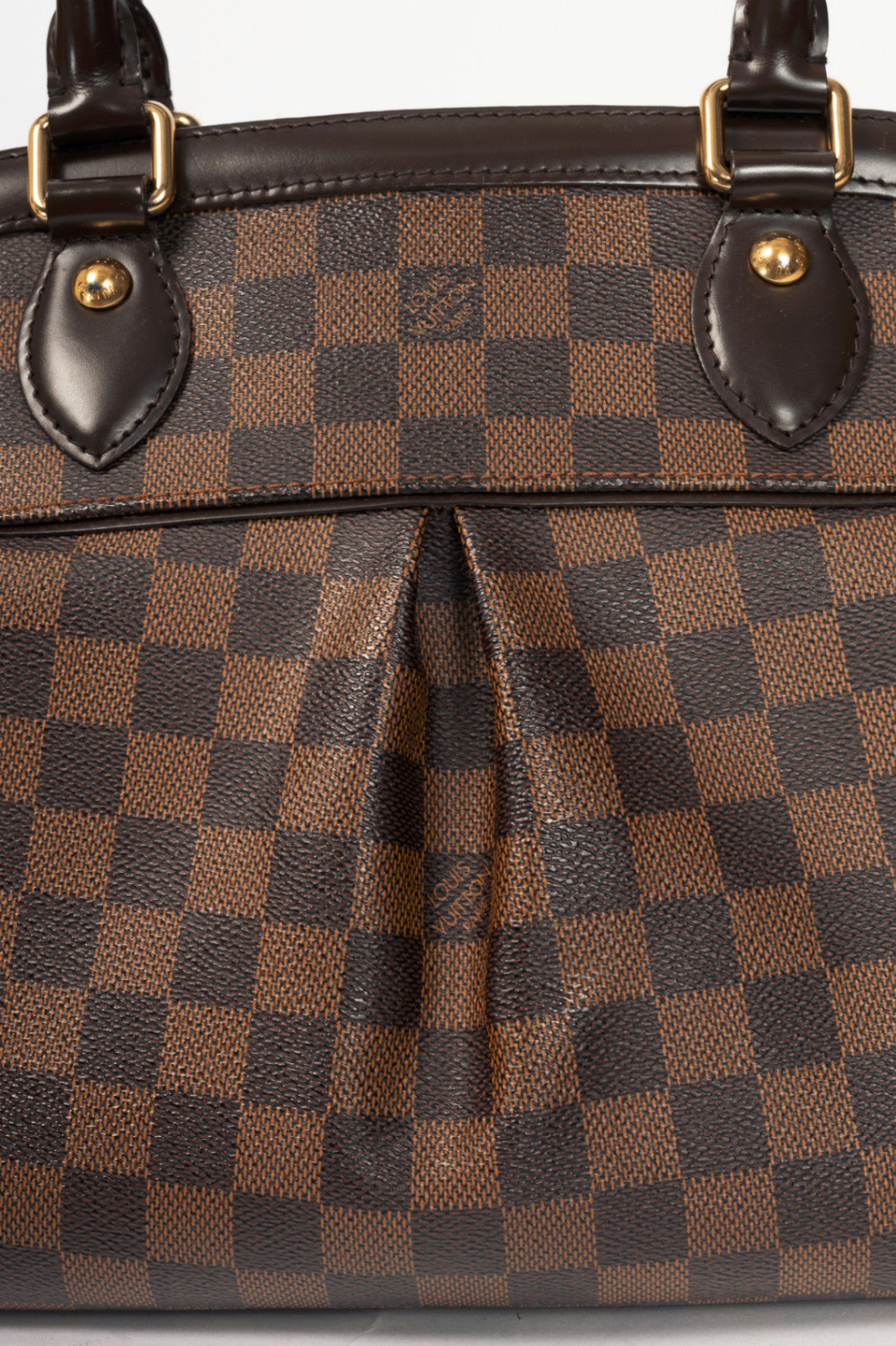 Louis Vuitton Trevi PM Damier Ebene Canvas Handbag