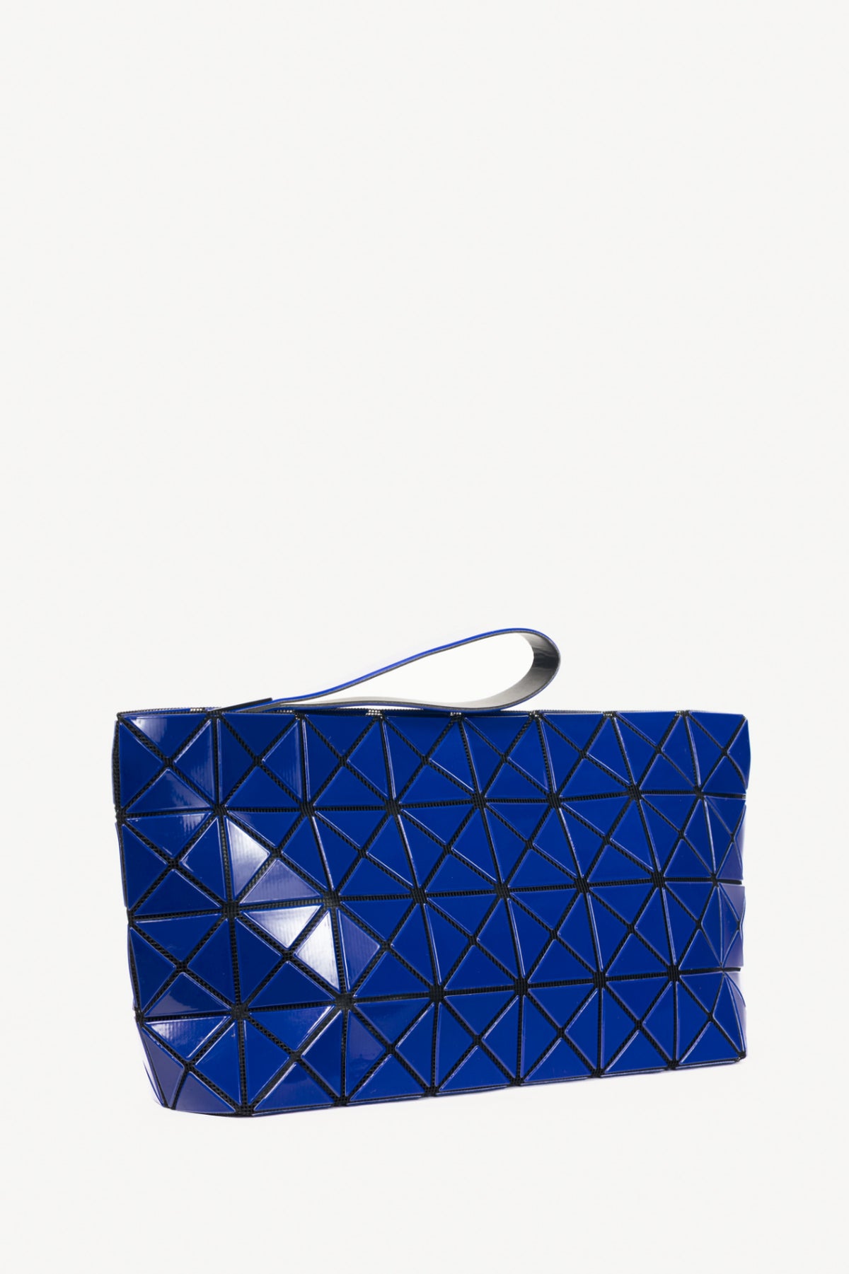 Bao Bao Issey Miyake Prism Mini Blue Geometric PVC Clutch
