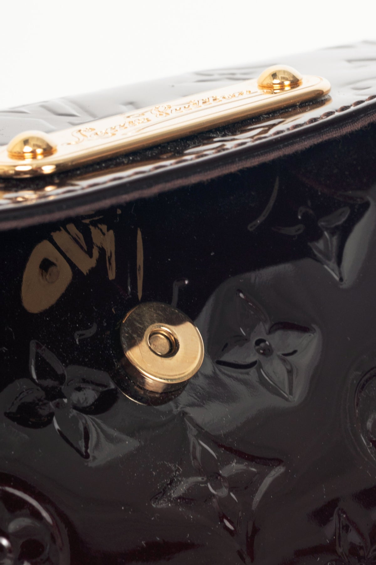 Louis Vuitton Sunset Boulevard Amarante Monogram Vernis Handbag