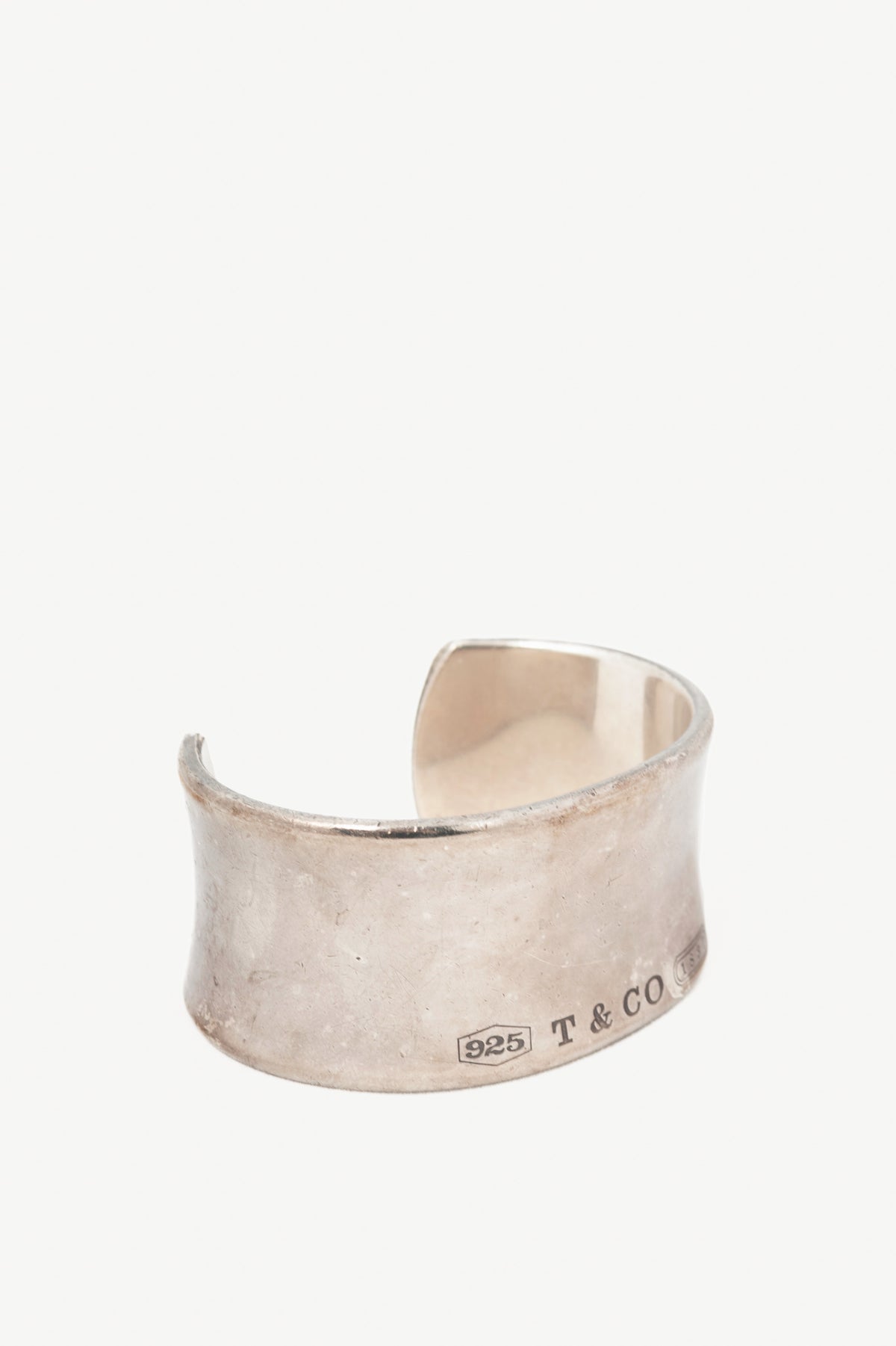 Tiffany & Co. 1837 Sterling Silver Wide Cuff Bangle