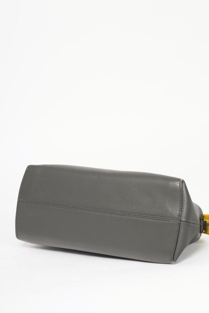 Fendi By the Way Small Anthracite Leather Crossbody