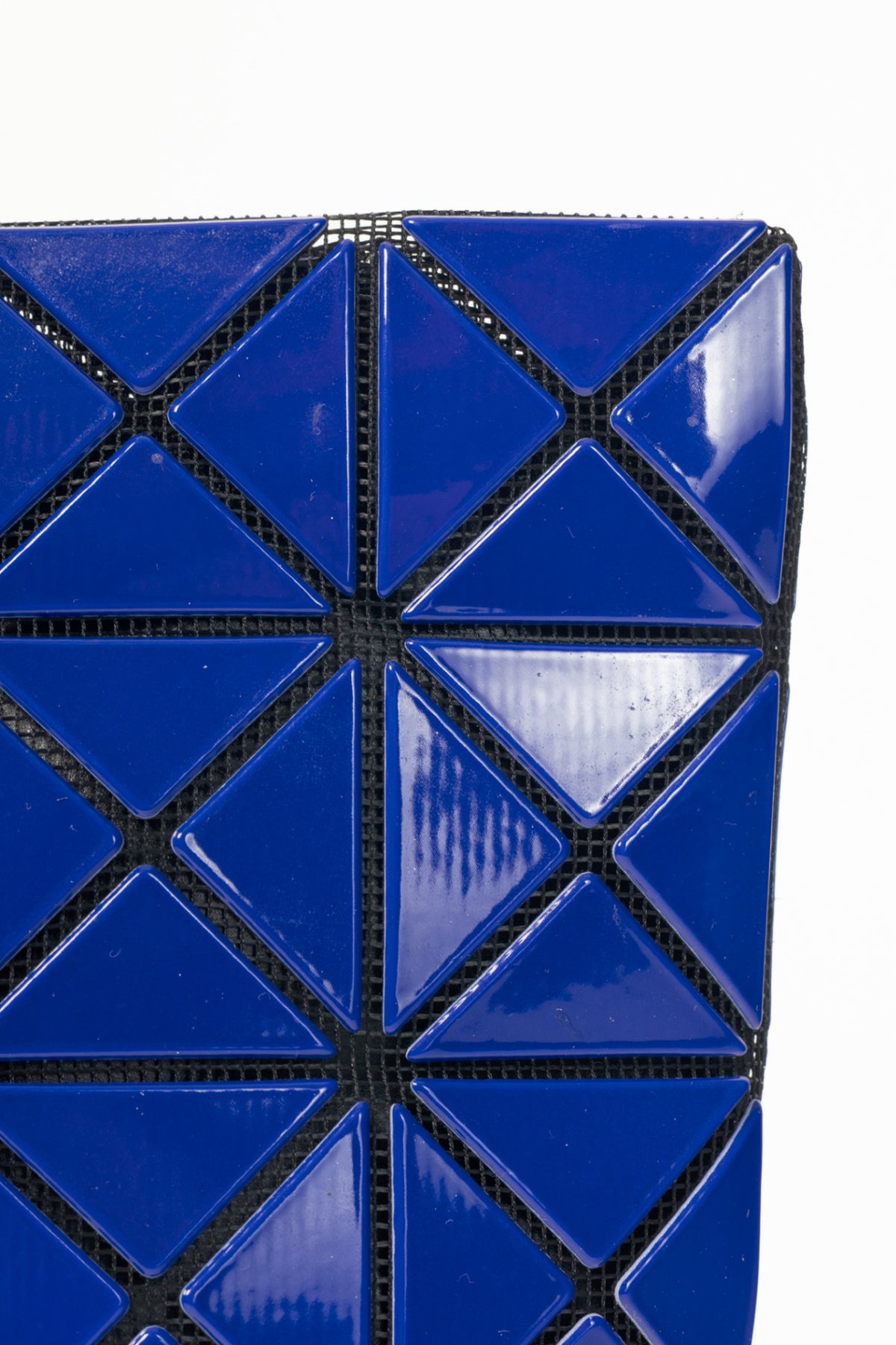 Bao Bao Issey Miyake Prism Mini Blue Geometric PVC Clutch