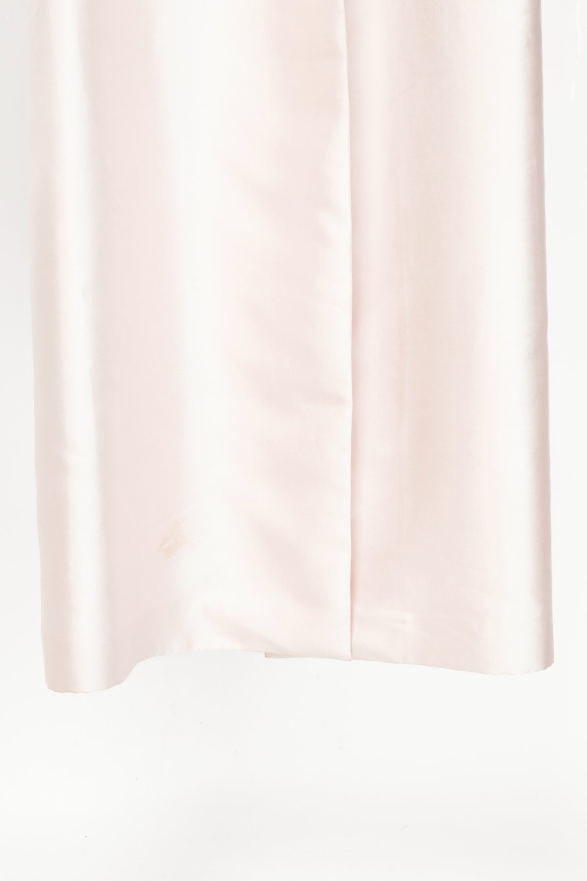 MARMAR HALIM Pink Silk Duchess Satin Applique-Cuff Open-Front Coat