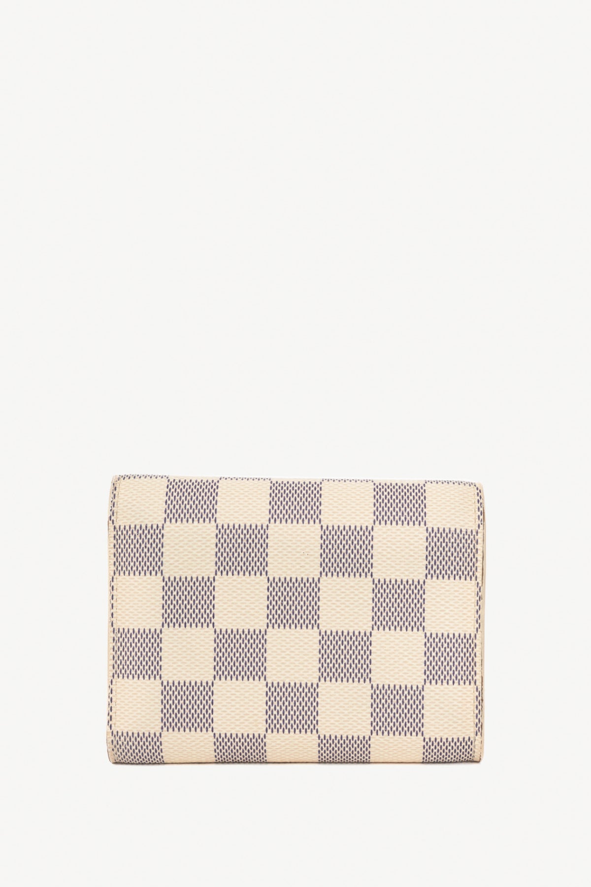 Louis Vuitton Victorine Damier Azur Canvas & Rose Ballerine Leather Wallet
