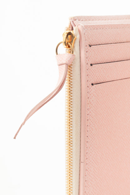 Louis Vuitton Victorine Damier Azur Canvas & Rose Ballerine Leather Wallet