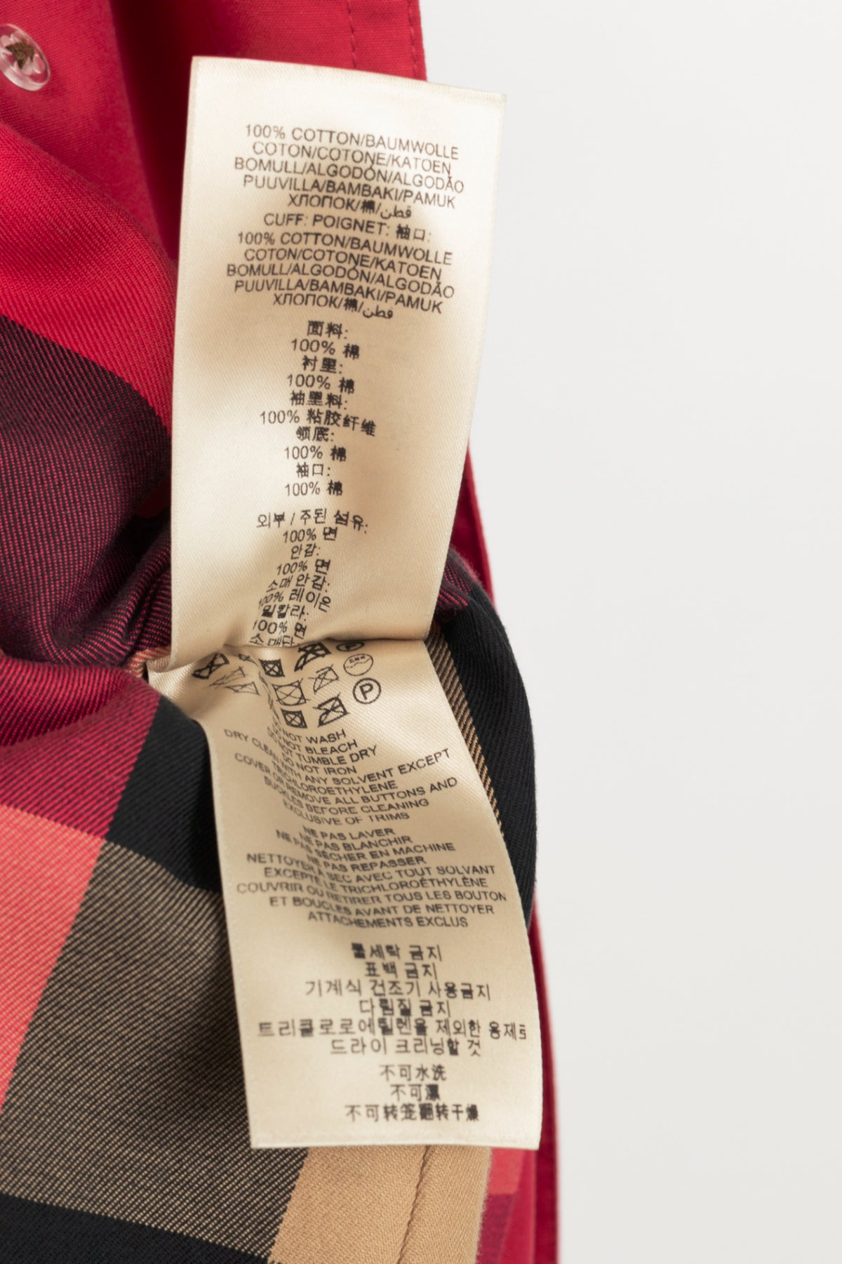 Burberry Brit "Damson Pink" Mid-Length Cotton Poplin Trench Coat