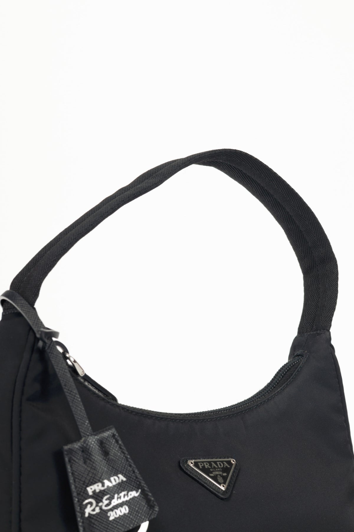 Prada Re-Edition 2000 Nero Tessuto Re-Nylon Mini-Bag