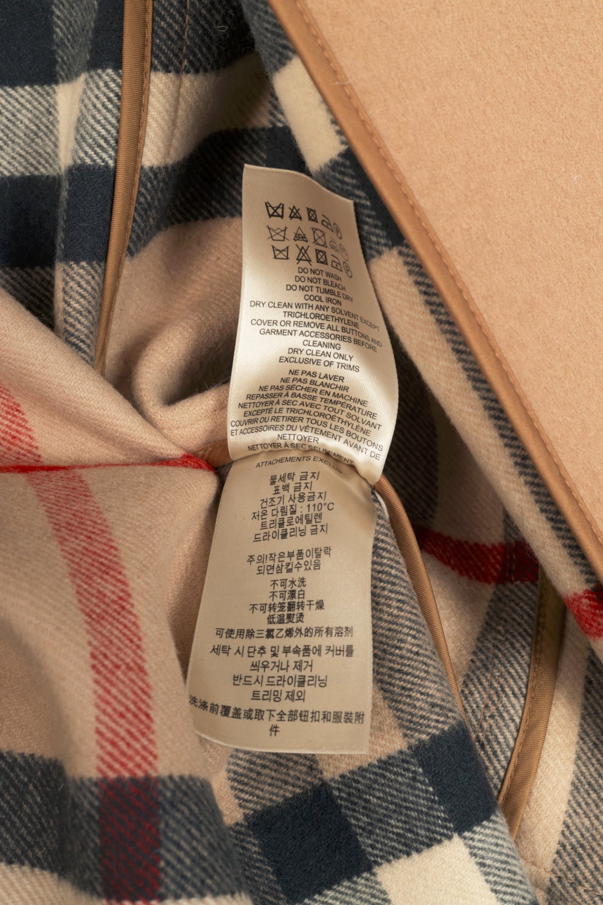Burberry Brit Finsdale New Camel Wool Toggle Duffle Coat