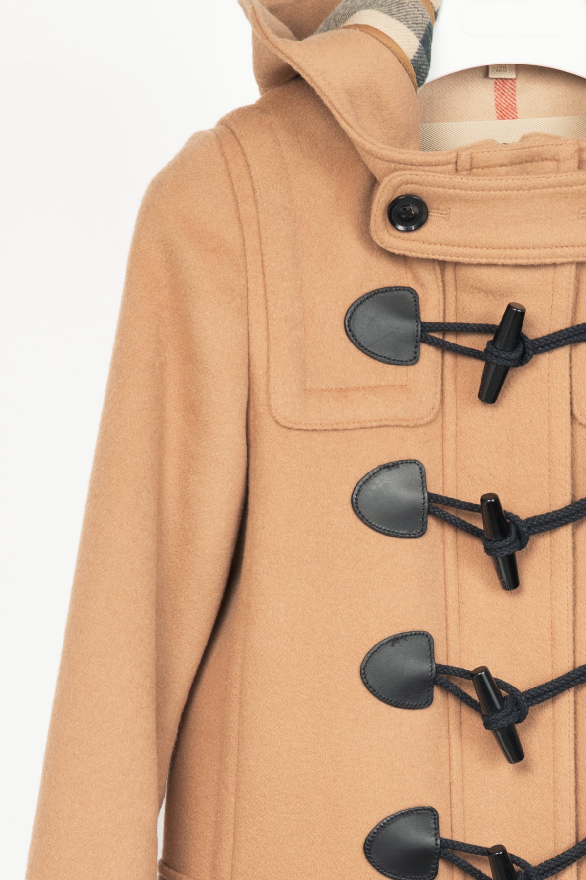 Burberry Brit Finsdale New Camel Wool Toggle Duffle Coat