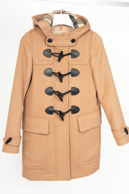 Burberry Brit Finsdale New Camel Wool Toggle Duffle Coat