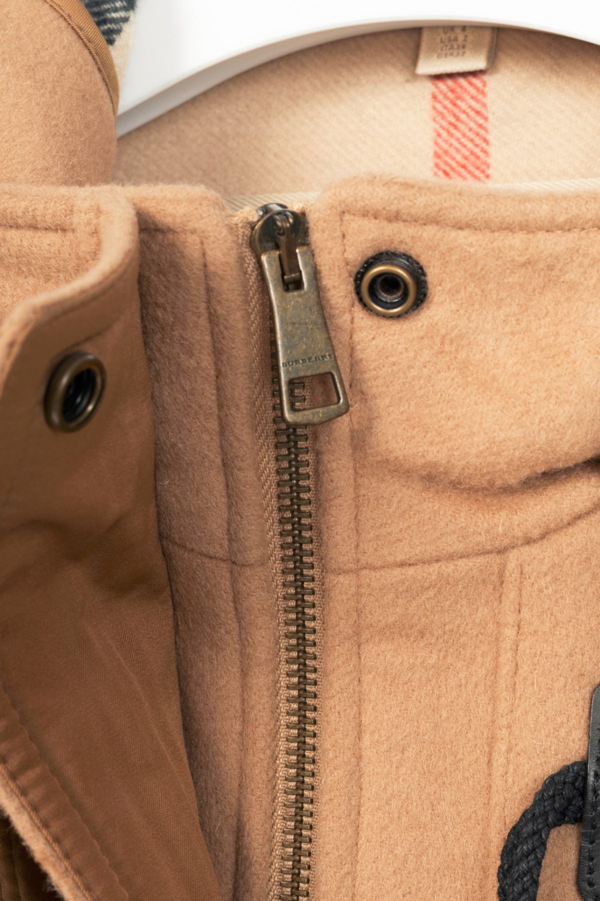 Burberry Brit Finsdale New Camel Wool Toggle Duffle Coat