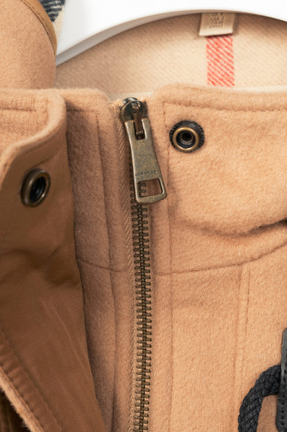 Burberry Brit Finsdale New Camel Wool Toggle Duffle Coat