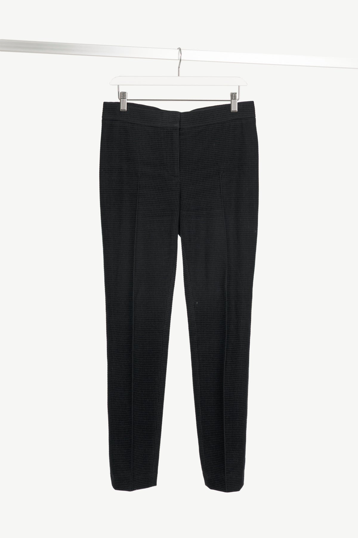 Akris Punto Mara Black Flocked Skinny Pants